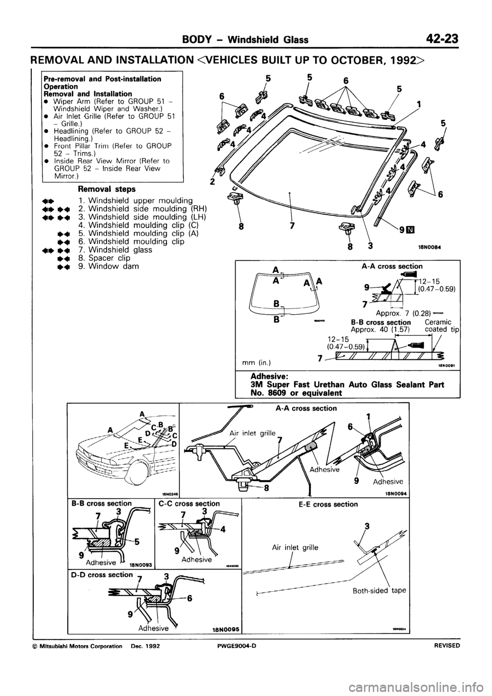 MITSUBISHI SIGMA 1991 Workshop Manual MITSUBISHI SIGMA 1991 Workshop Manual