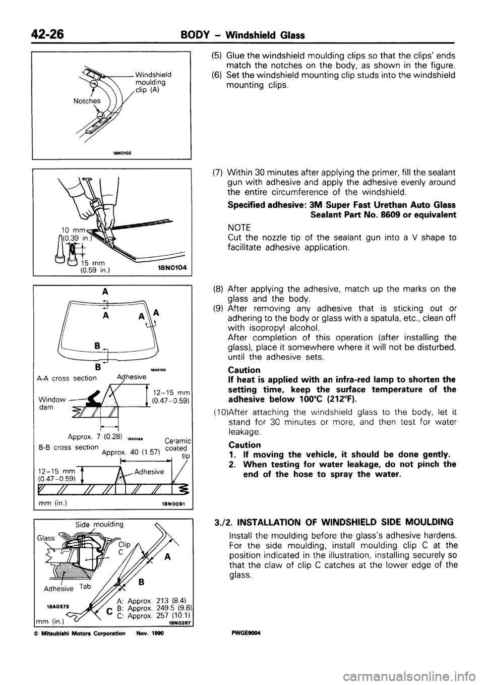 MITSUBISHI SIGMA 1991 Workshop Manual MITSUBISHI SIGMA 1991 Workshop Manual