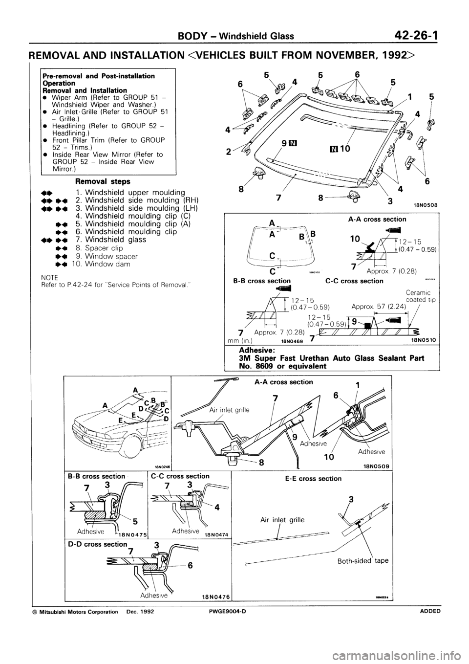 MITSUBISHI SIGMA 1991 Workshop Manual MITSUBISHI SIGMA 1991 Workshop Manual