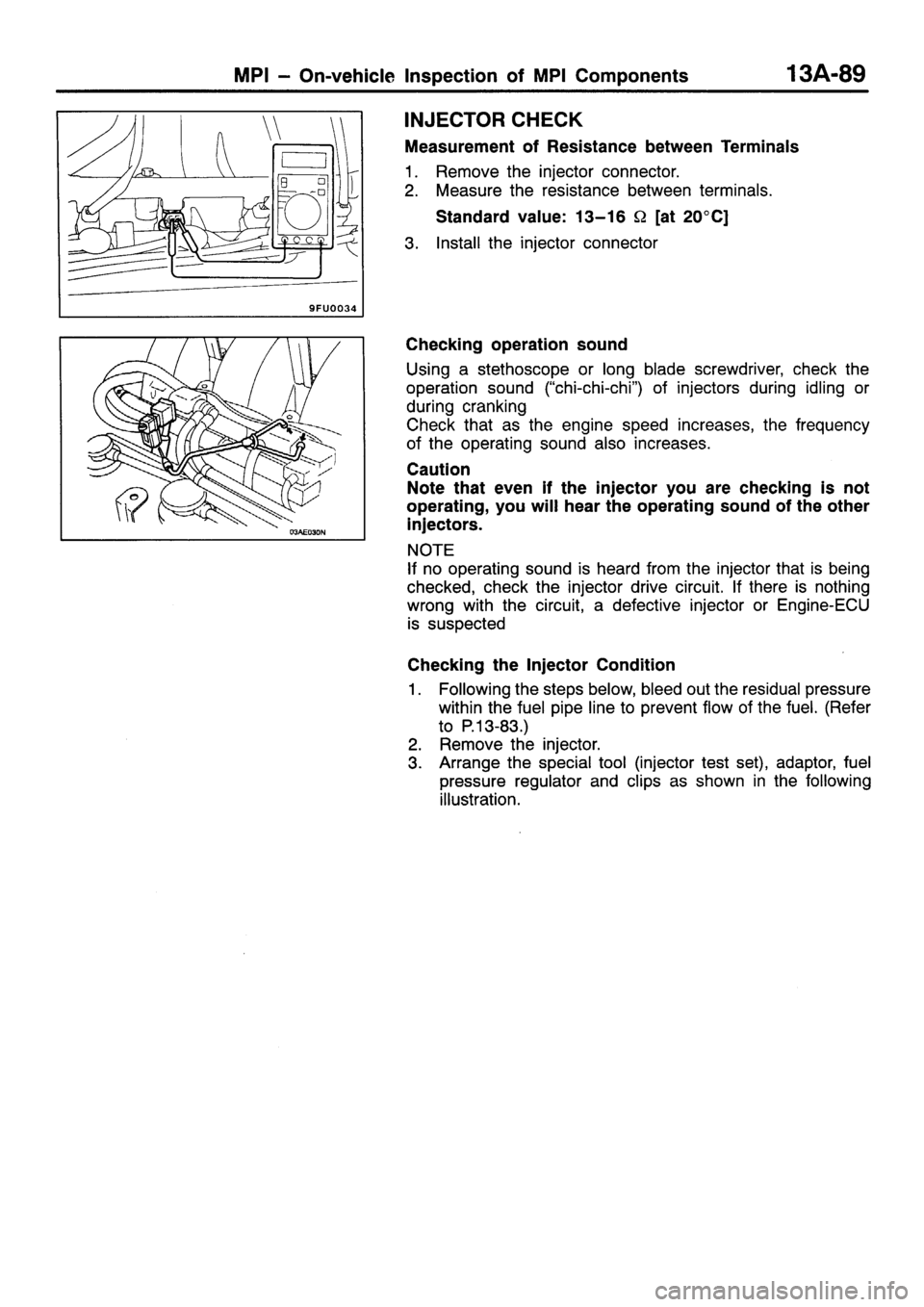 MITSUBISHI SIGMA 1997  Workshop  Service Repair Manual 