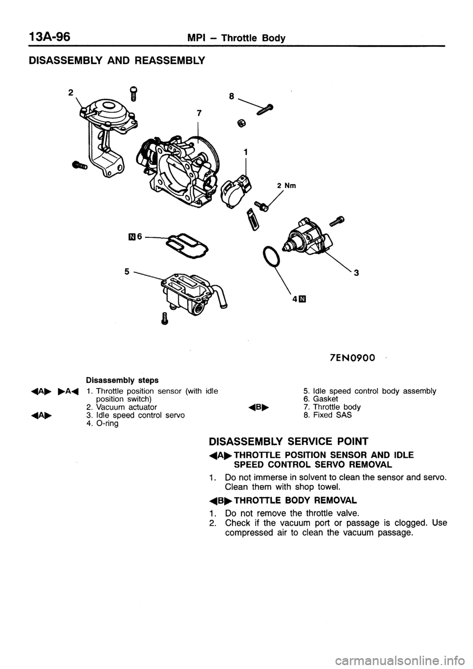 MITSUBISHI SIGMA 1997  Workshop  Service Repair Manual 