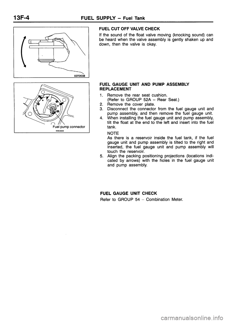 MITSUBISHI SIGMA 1997  Workshop  Service Repair Manual 