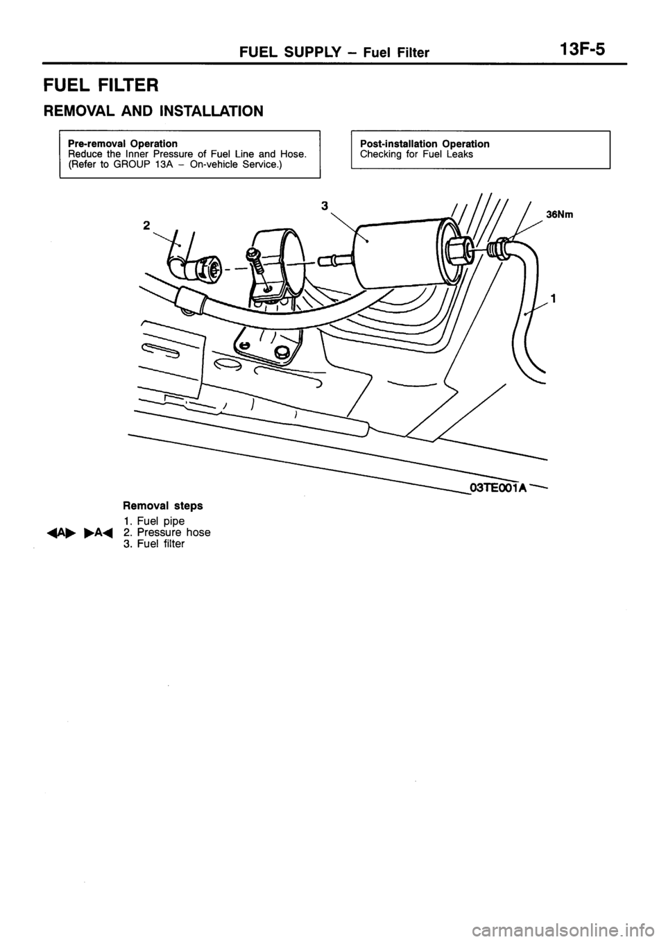 MITSUBISHI SIGMA 1997  Workshop  Service Repair Manual 