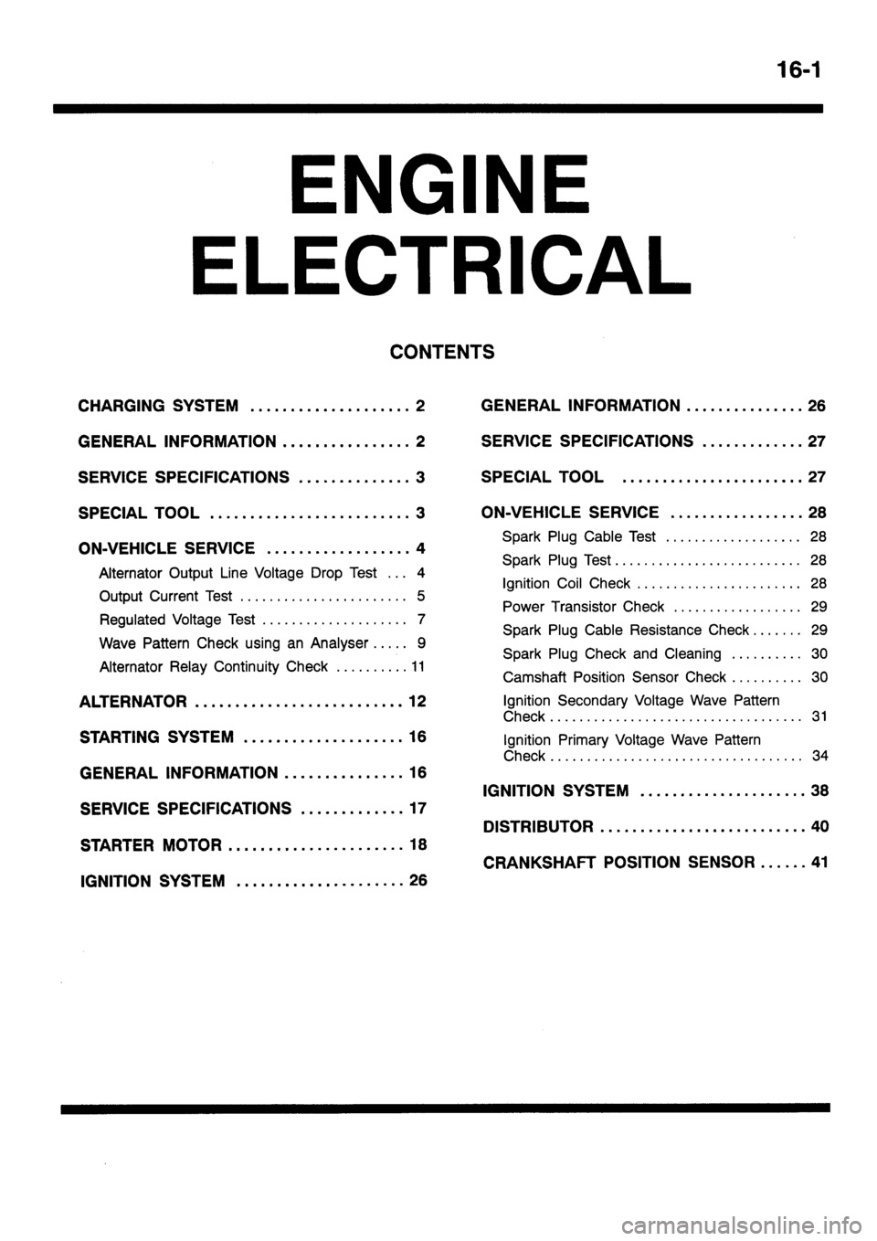 MITSUBISHI SIGMA 1997  Workshop  Service Repair Manual 