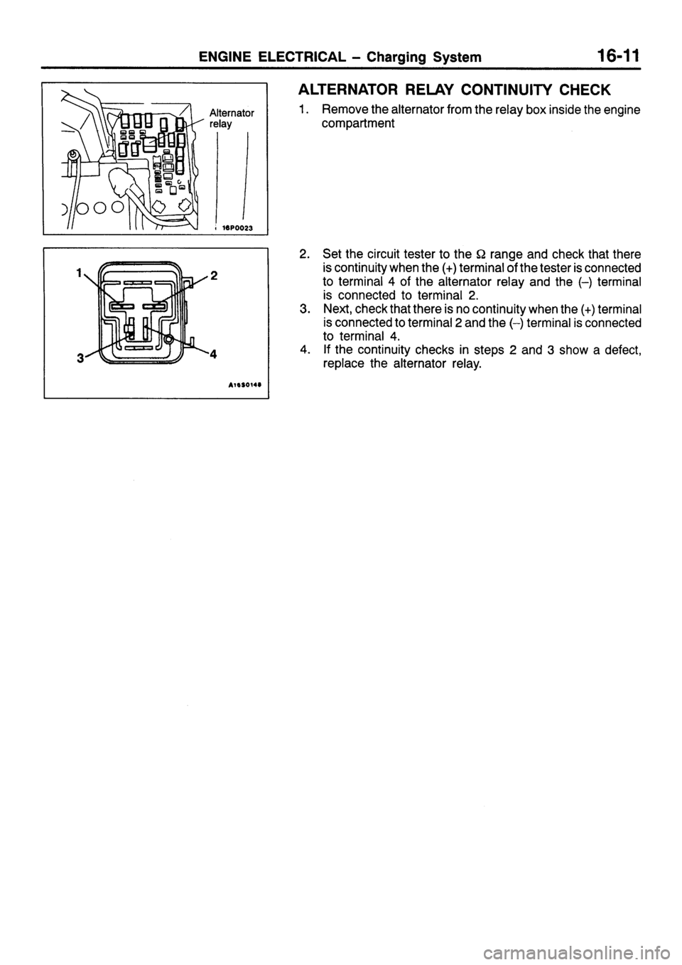 MITSUBISHI SIGMA 1997  Workshop  Service Repair Manual 