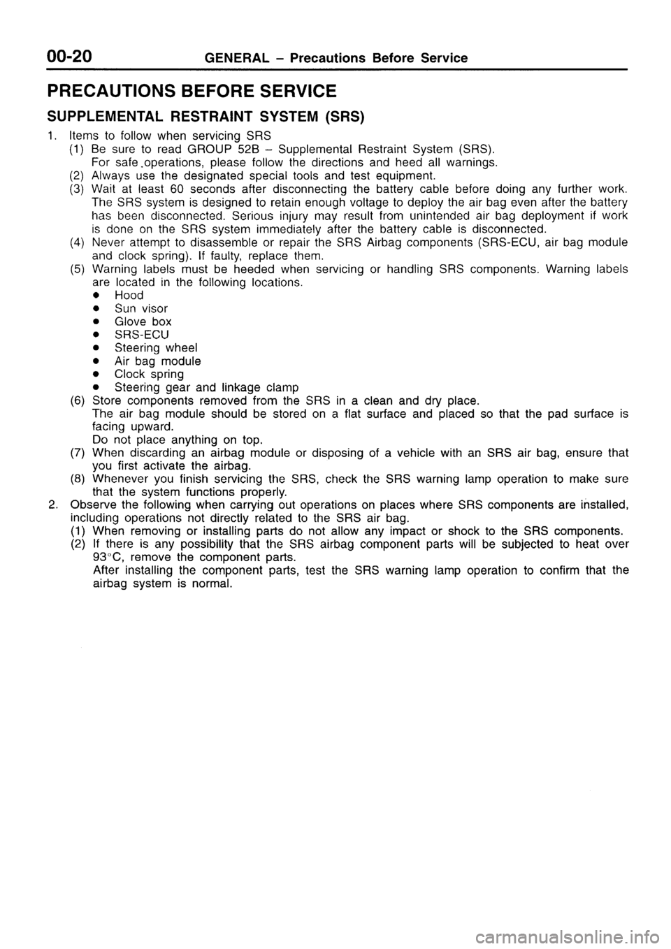 MITSUBISHI SIGMA 1997 Workshop Service Owners Manual MITSUBISHI SIGMA 1997 Workshop Service Owners Manual