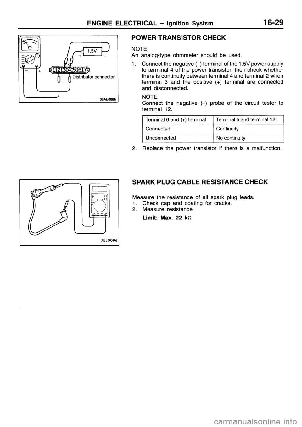 MITSUBISHI SIGMA 1997  Workshop  Service Repair Manual 
