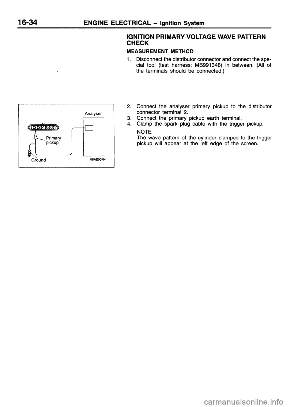 MITSUBISHI SIGMA 1997  Workshop  Service Repair Manual 