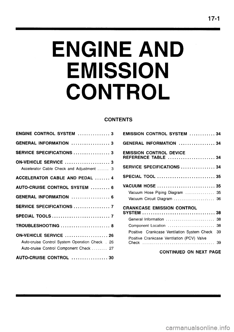 MITSUBISHI SIGMA 1997  Workshop  Service Repair Manual 
