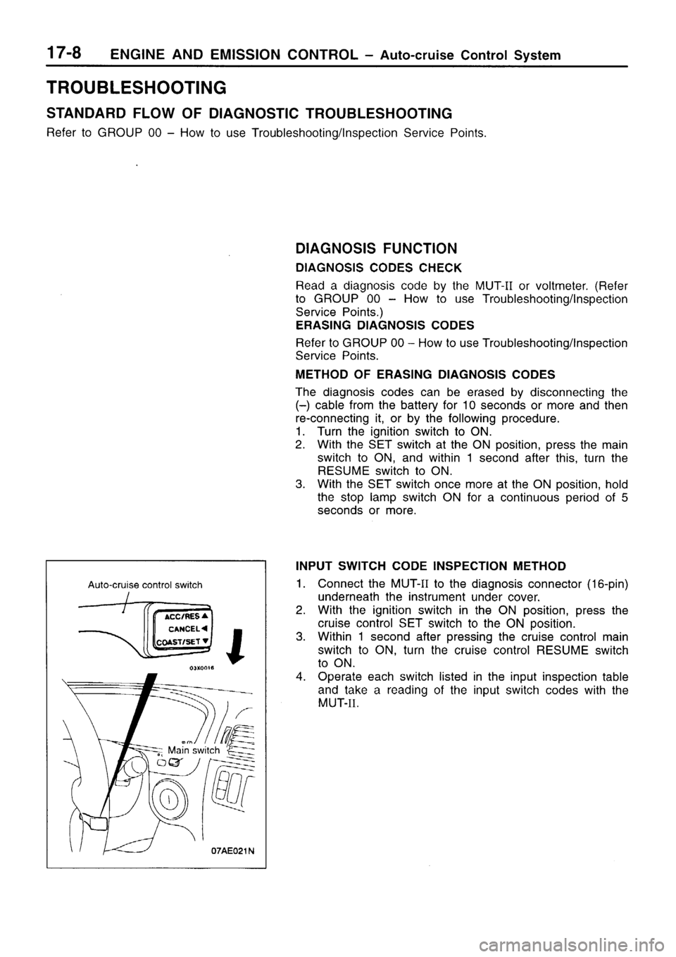 MITSUBISHI SIGMA 1997  Workshop  Service Repair Manual 