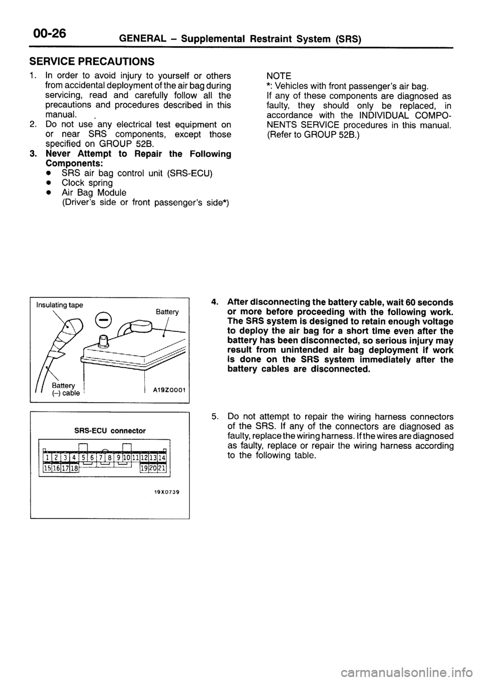 MITSUBISHI SIGMA 1997 Workshop Service Owners Manual MITSUBISHI SIGMA 1997 Workshop Service Owners Manual