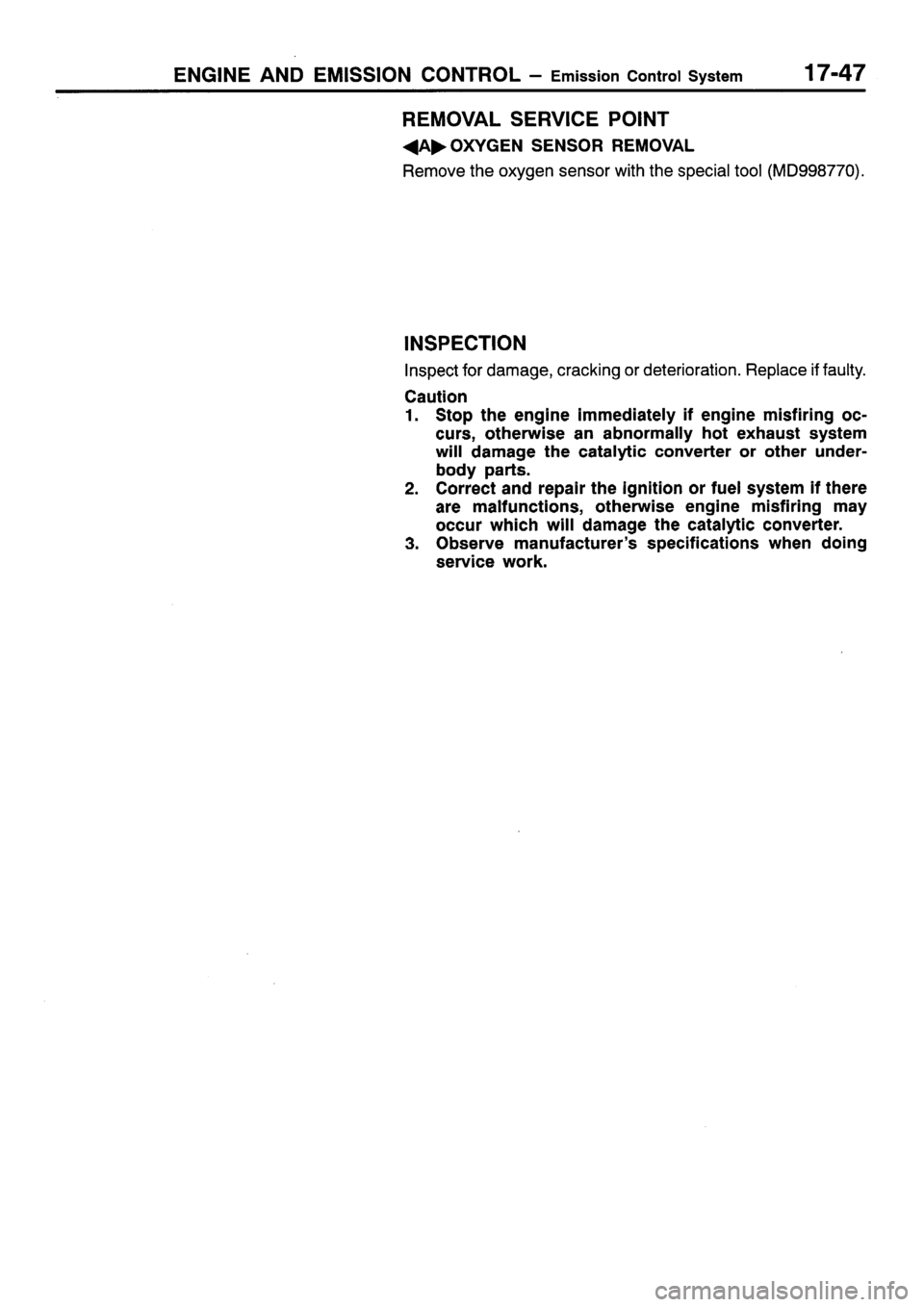 MITSUBISHI SIGMA 1997 Workshop Service Repair Manual MITSUBISHI SIGMA 1997 Workshop Service Repair Manual