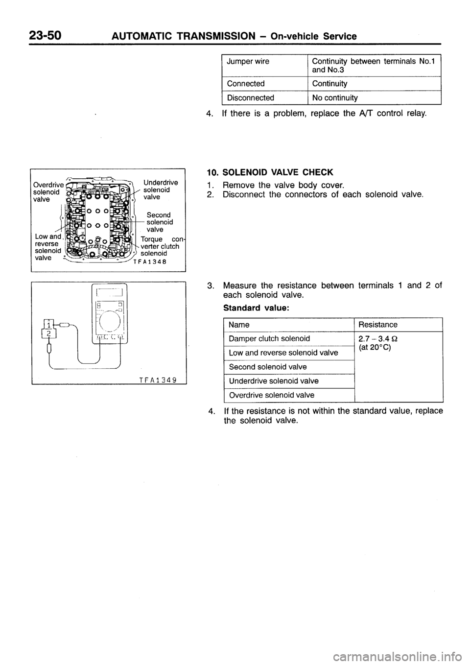 MITSUBISHI SIGMA 1997  Workshop  Service Repair Manual 