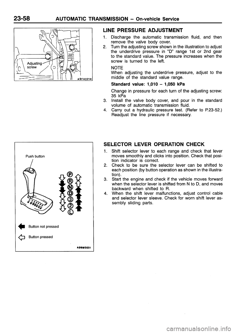 MITSUBISHI SIGMA 1997  Workshop  Service Repair Manual 