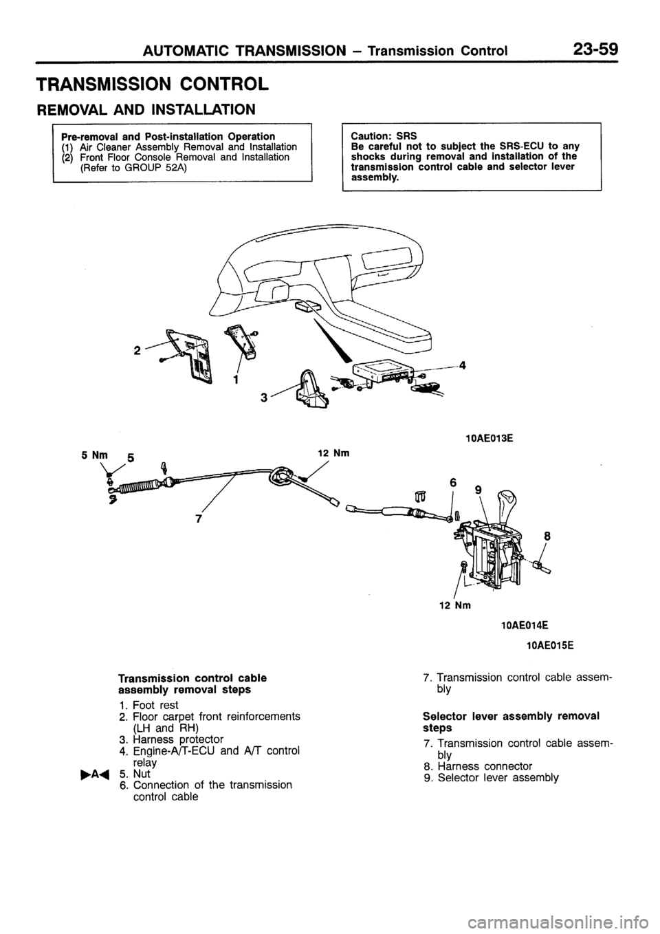 MITSUBISHI SIGMA 1997  Workshop  Service Repair Manual 