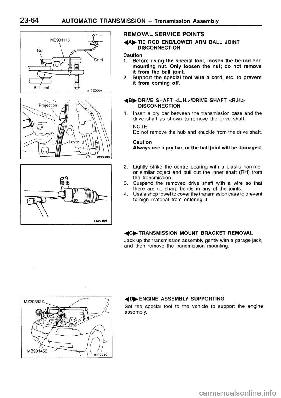 MITSUBISHI SIGMA 1997  Workshop  Service Repair Manual 
