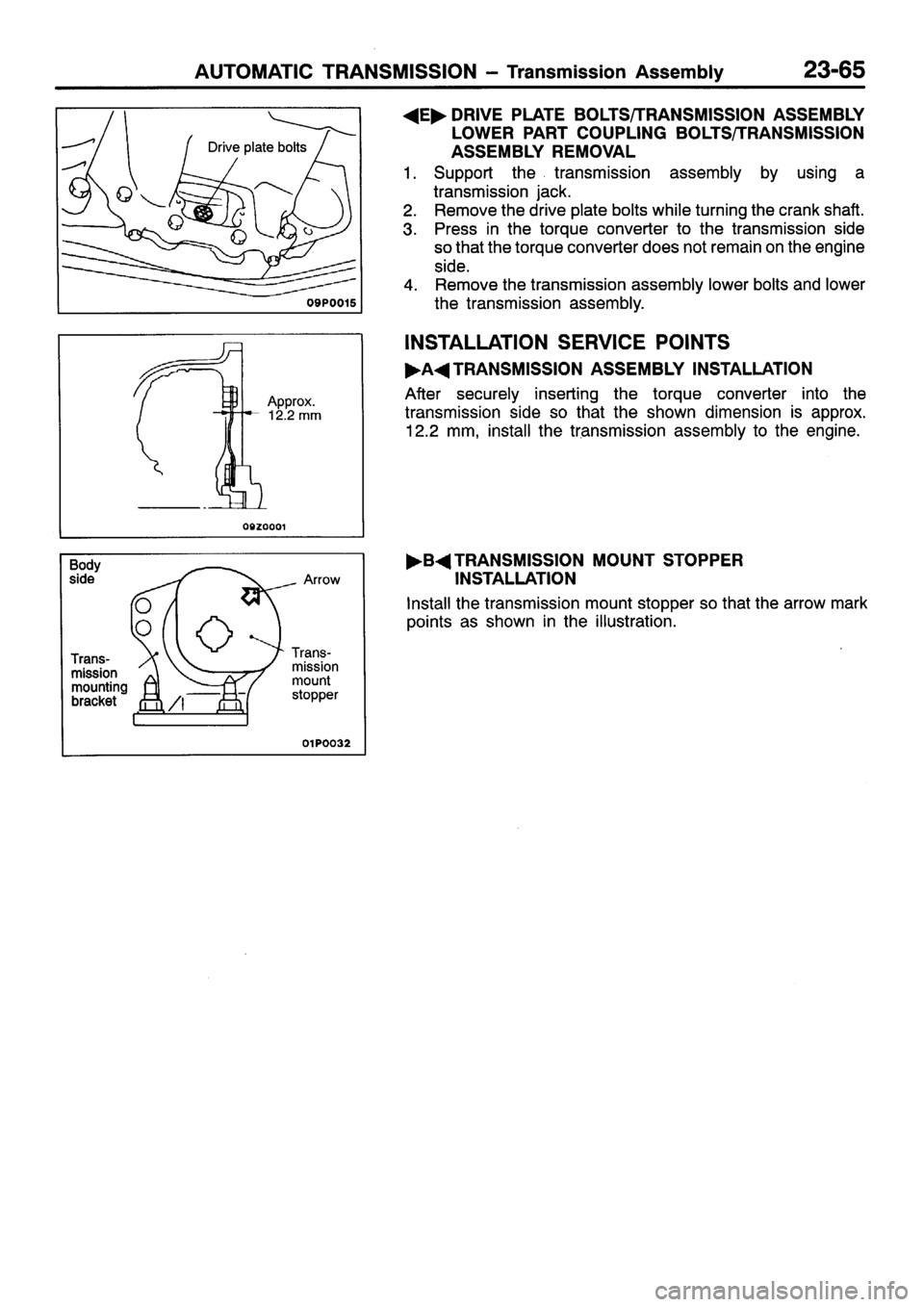 MITSUBISHI SIGMA 1997  Workshop  Service Repair Manual 