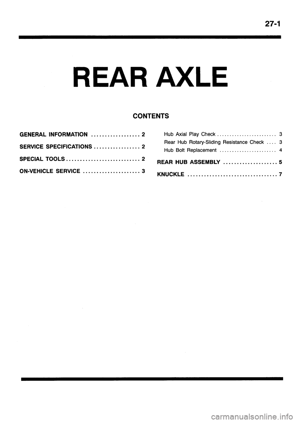 MITSUBISHI SIGMA 1997  Workshop  Service Repair Manual 