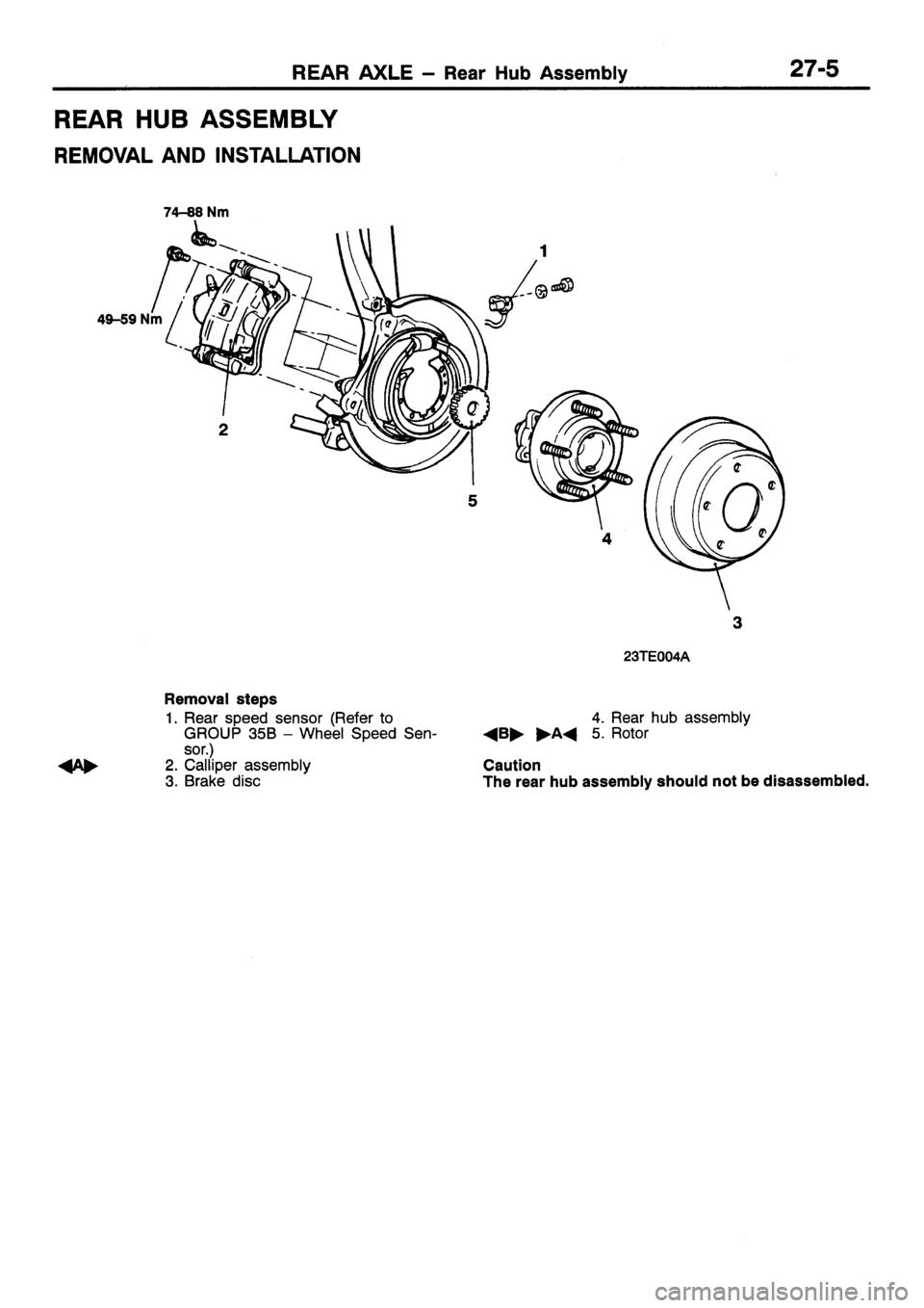 MITSUBISHI SIGMA 1997  Workshop  Service Repair Manual 