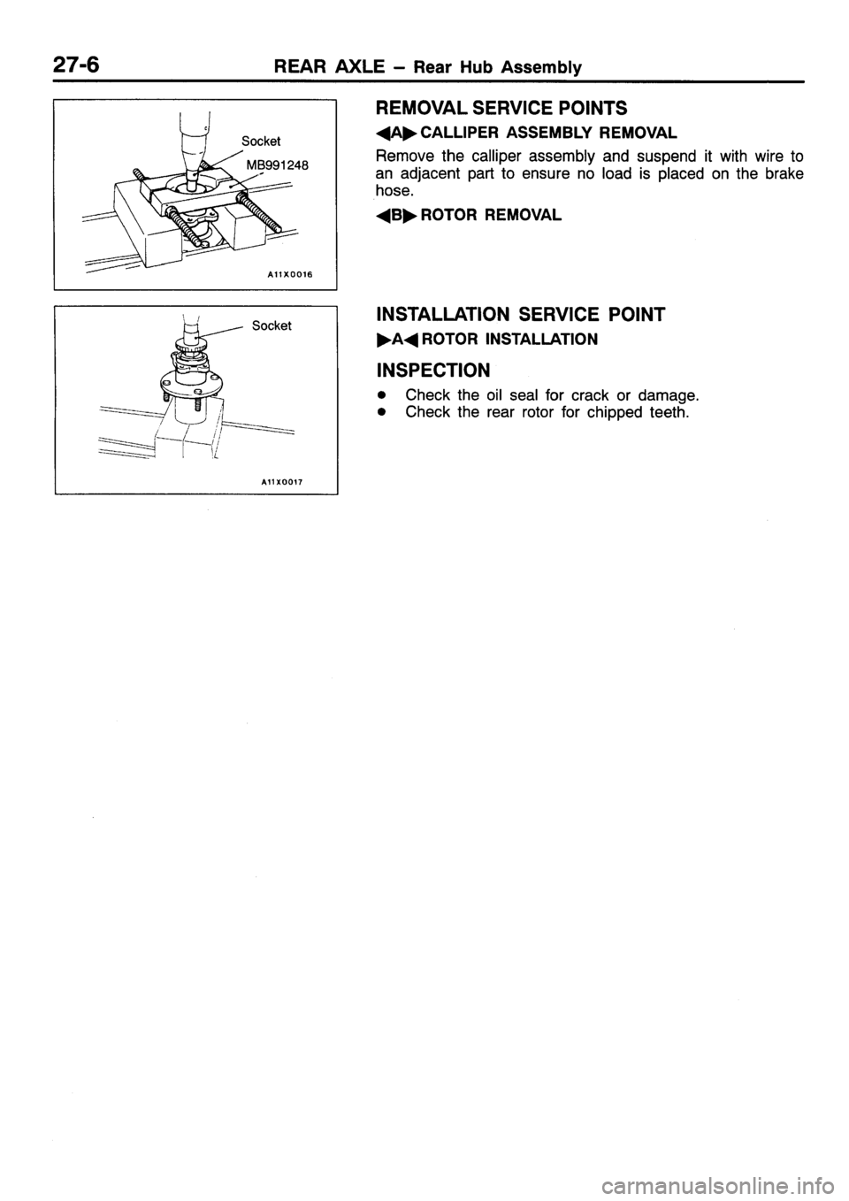 MITSUBISHI SIGMA 1997  Workshop  Service Repair Manual 