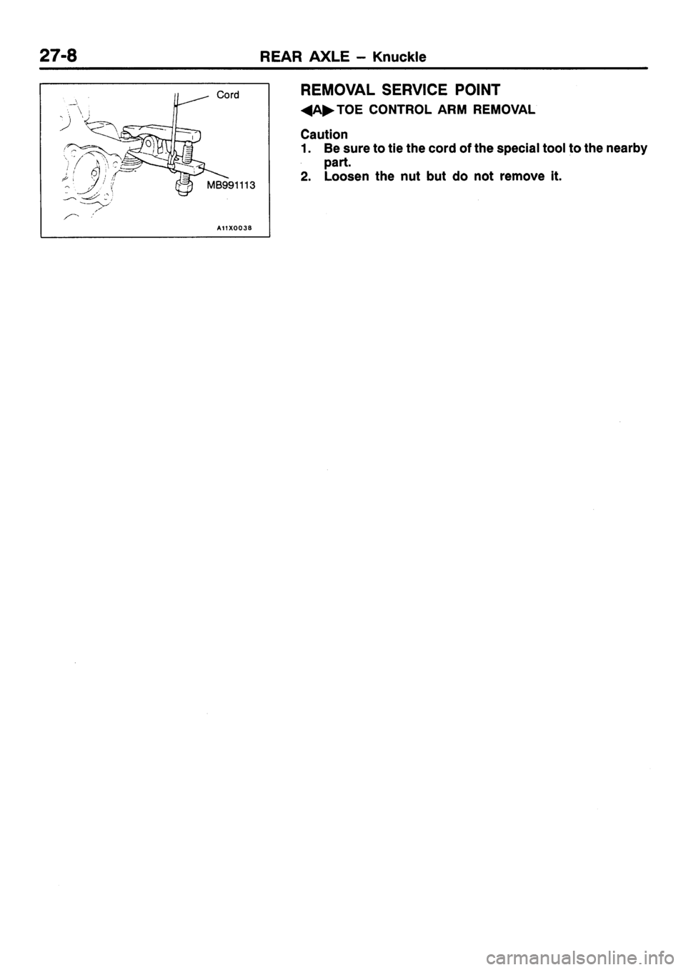 MITSUBISHI SIGMA 1997  Workshop  Service Repair Manual 