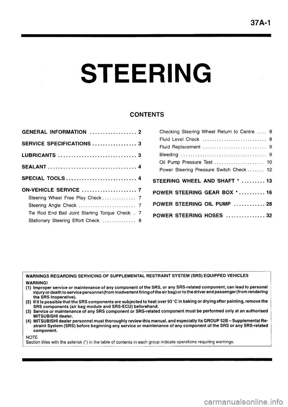 MITSUBISHI SIGMA 1997 Workshop Service Repair Manual MITSUBISHI SIGMA 1997 Workshop Service Repair Manual