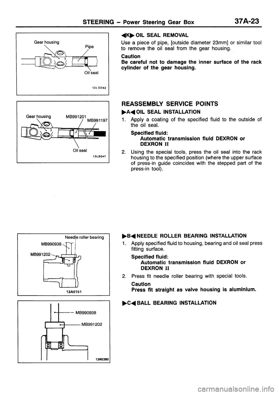 MITSUBISHI SIGMA 1997  Workshop  Service Repair Manual 