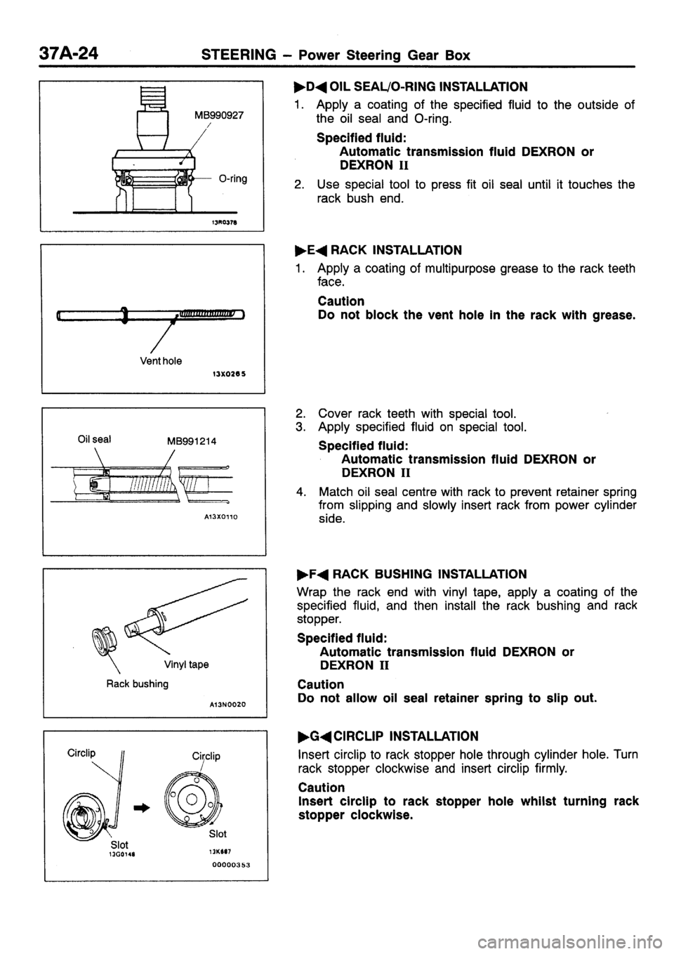 MITSUBISHI SIGMA 1997  Workshop  Service Repair Manual 