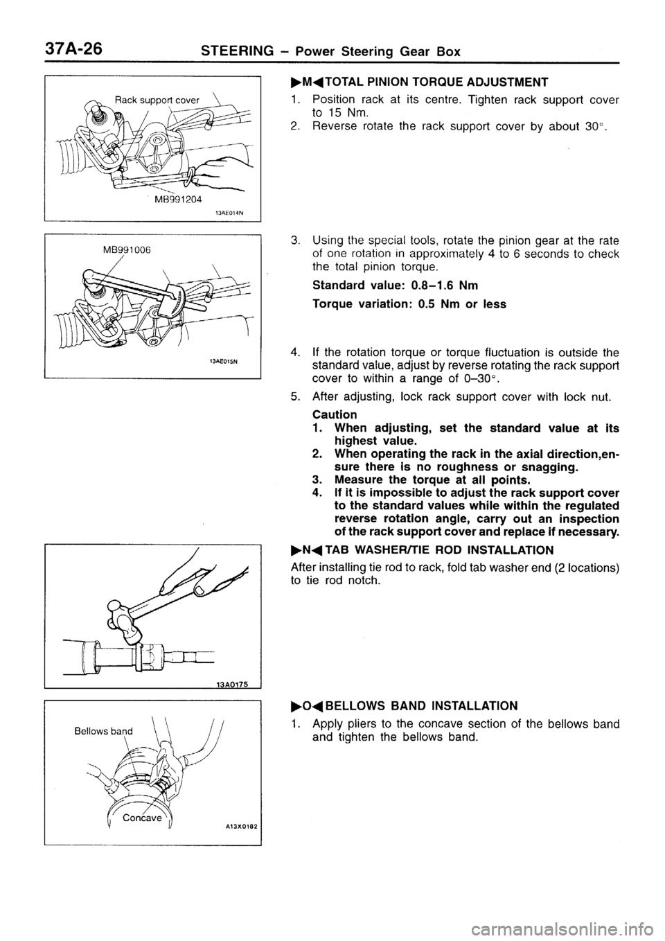 MITSUBISHI SIGMA 1997  Workshop  Service Repair Manual 