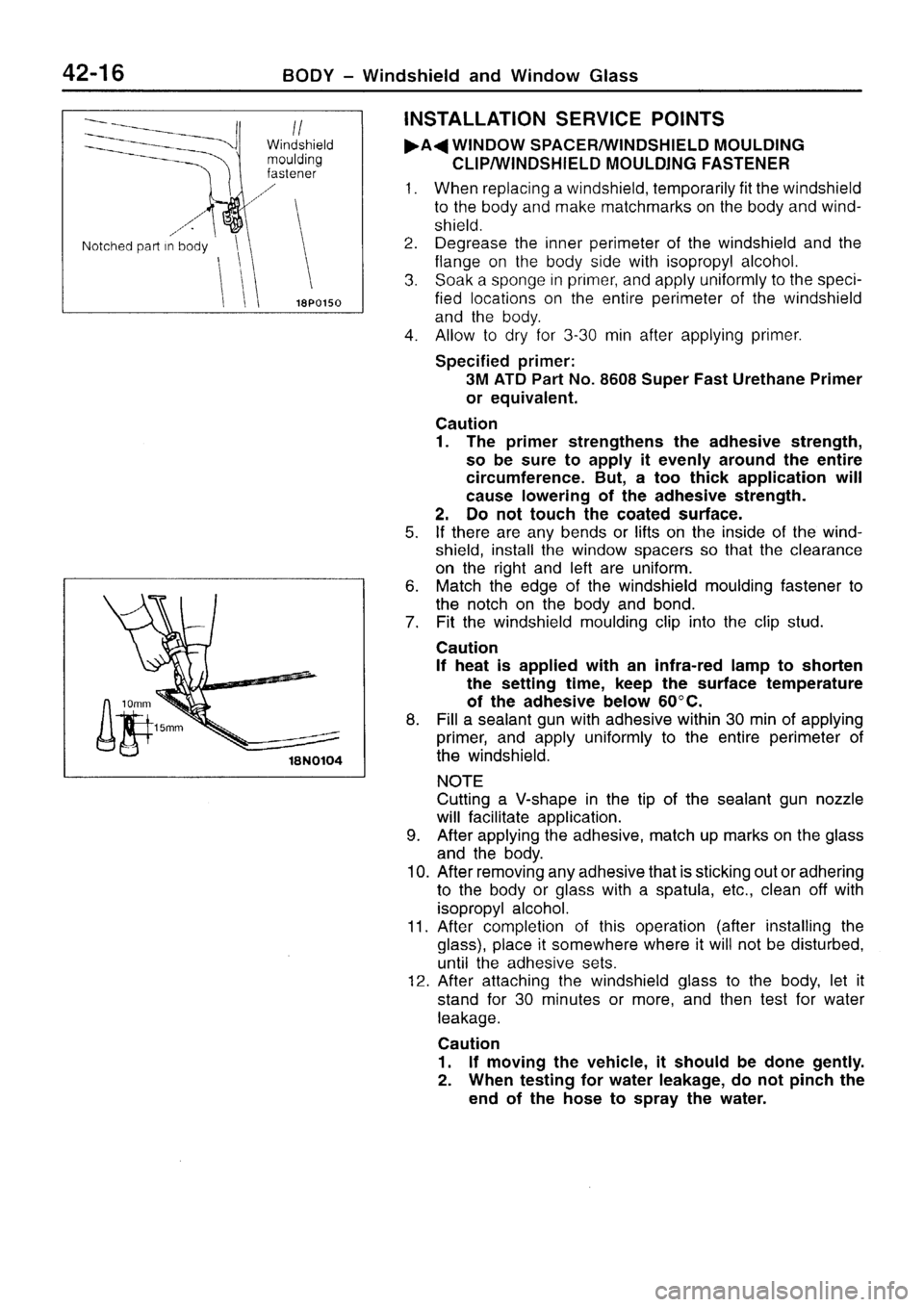 MITSUBISHI SIGMA 1997  Workshop  Service Repair Manual 
