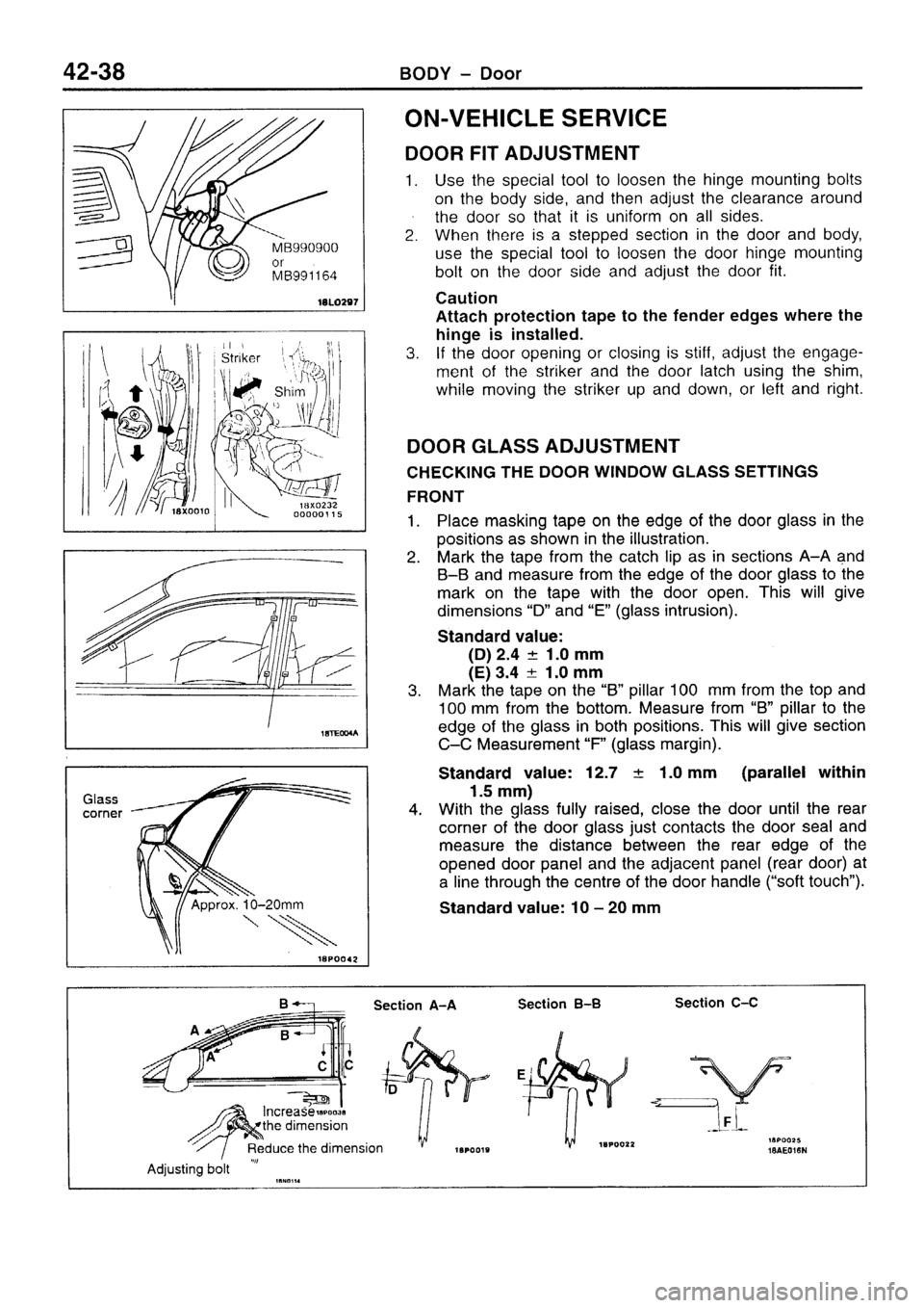 MITSUBISHI SIGMA 1997  Workshop  Service Repair Manual 