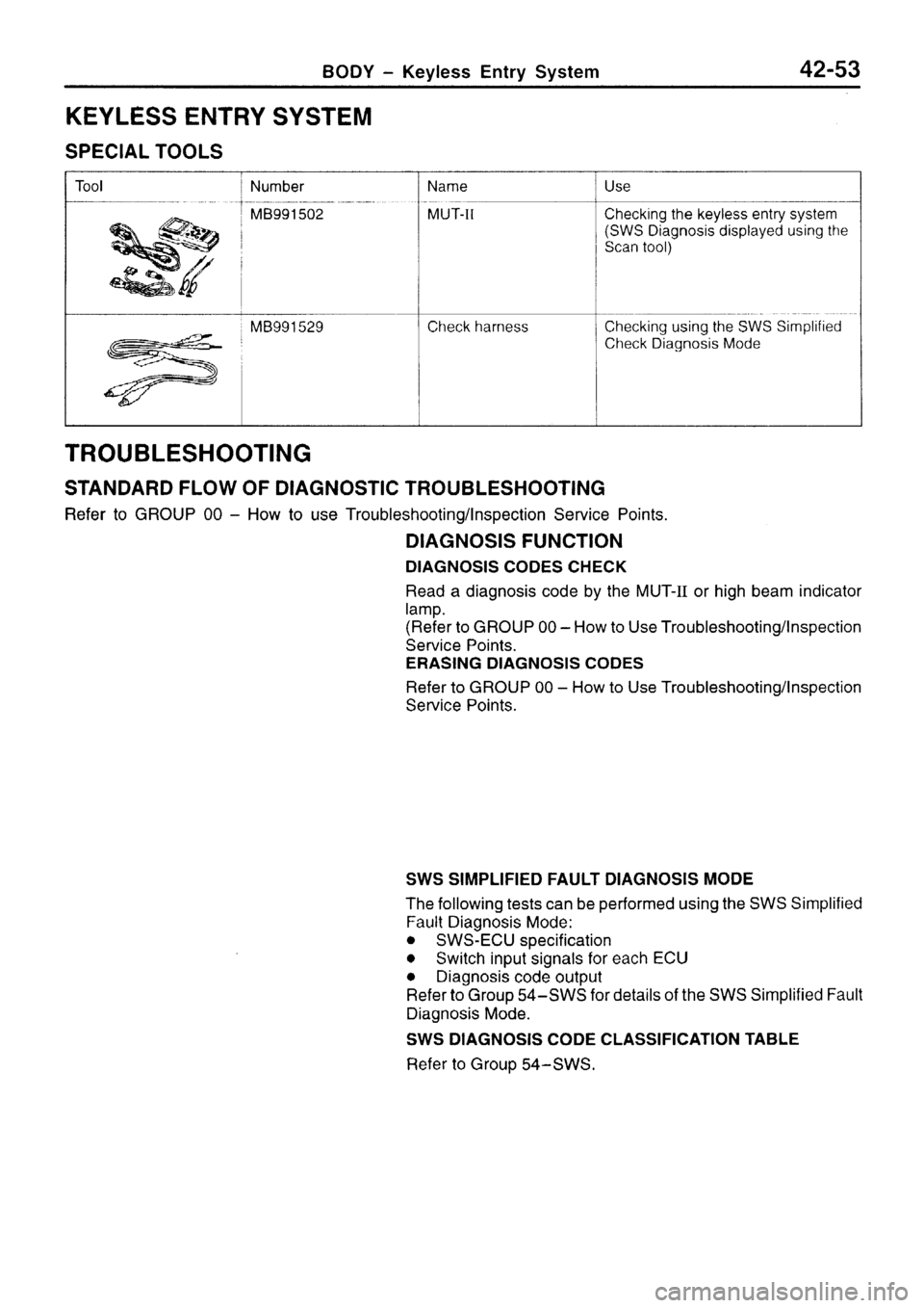 MITSUBISHI SIGMA 1997  Workshop  Service Repair Manual 