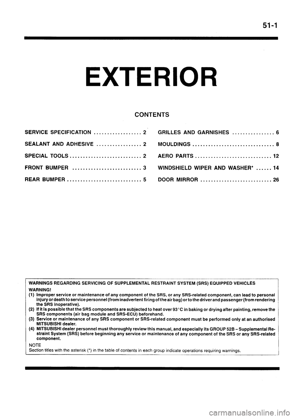 MITSUBISHI SIGMA 1997 Workshop Service Repair Manual MITSUBISHI SIGMA 1997 Workshop Service Repair Manual