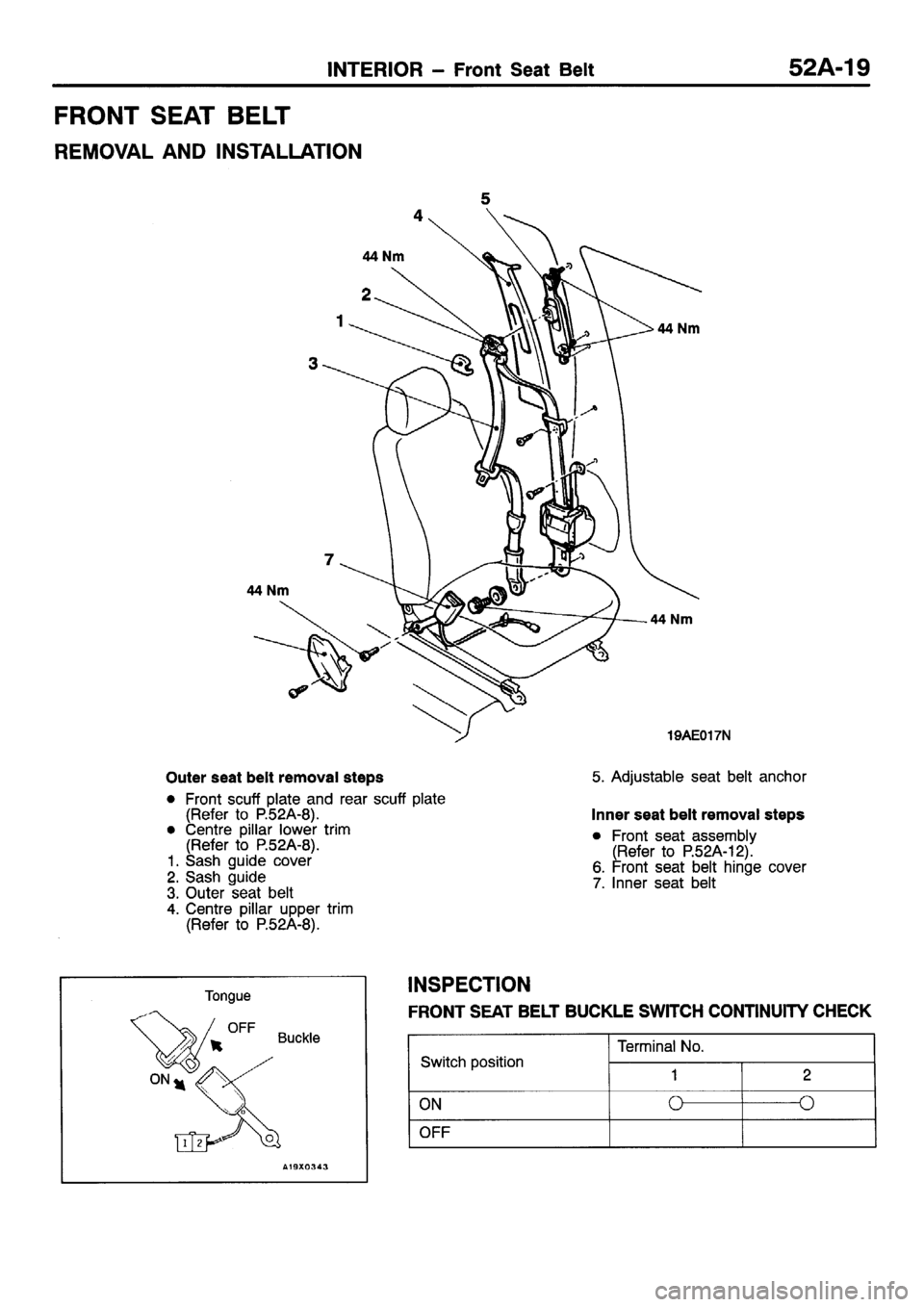 MITSUBISHI SIGMA 1997 Workshop Service Repair Manual MITSUBISHI SIGMA 1997 Workshop Service Repair Manual