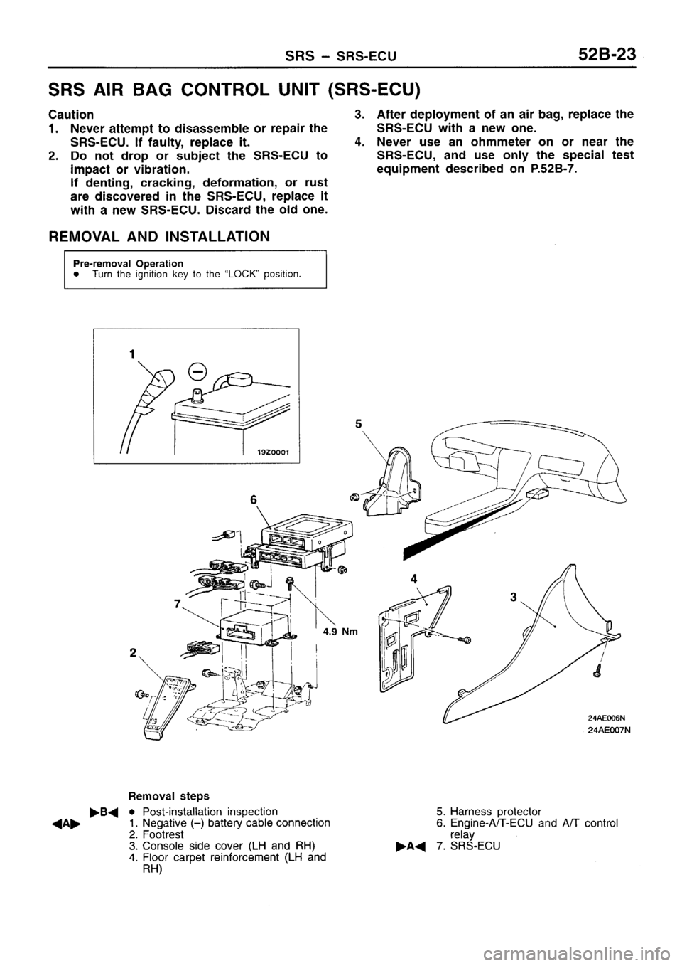 MITSUBISHI SIGMA 1997 Workshop Service Repair Manual MITSUBISHI SIGMA 1997 Workshop Service Repair Manual