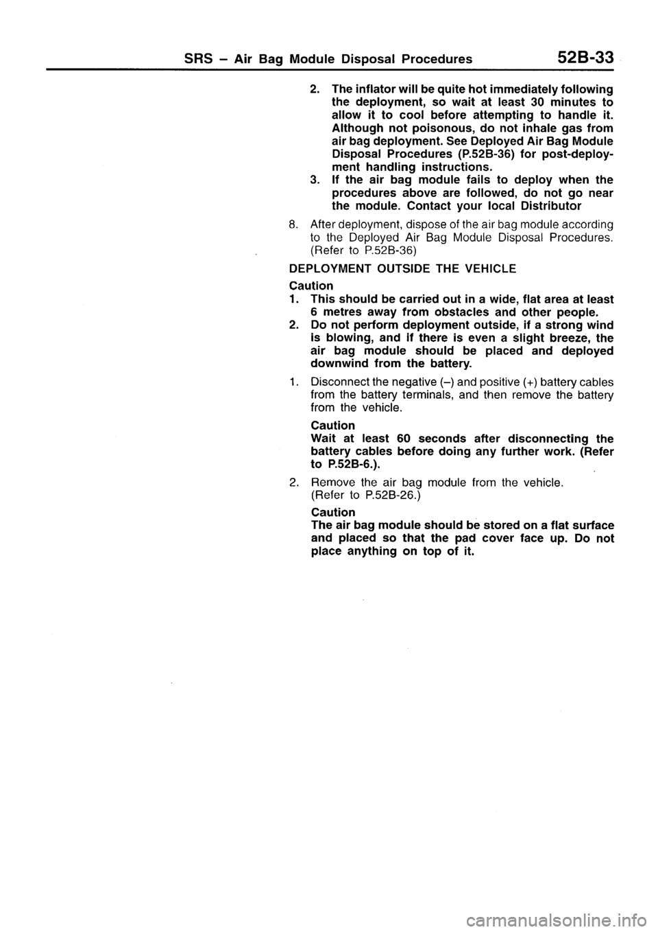 MITSUBISHI SIGMA 1997  Workshop  Service Repair Manual 