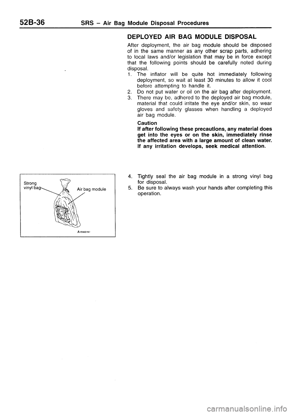 MITSUBISHI SIGMA 1997  Workshop  Service Repair Manual 