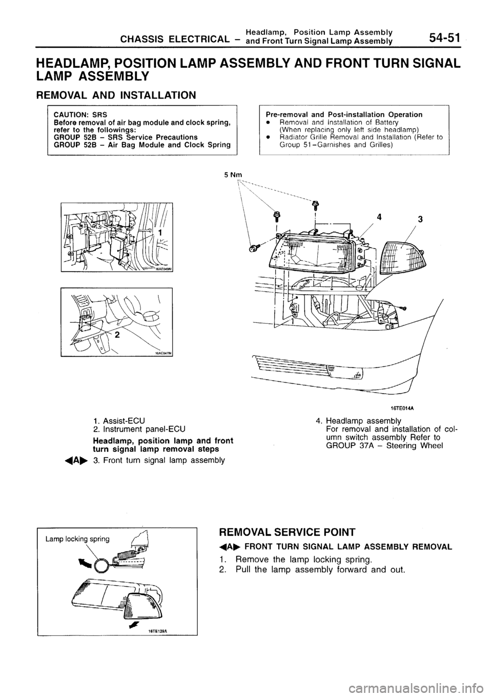 MITSUBISHI SIGMA 1997  Workshop  Service Repair Manual 