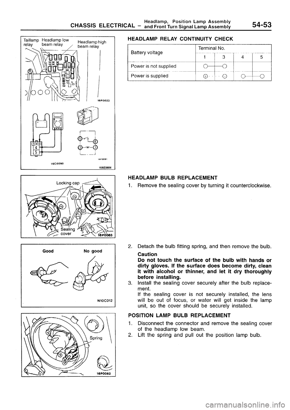 MITSUBISHI SIGMA 1997  Workshop  Service Repair Manual 