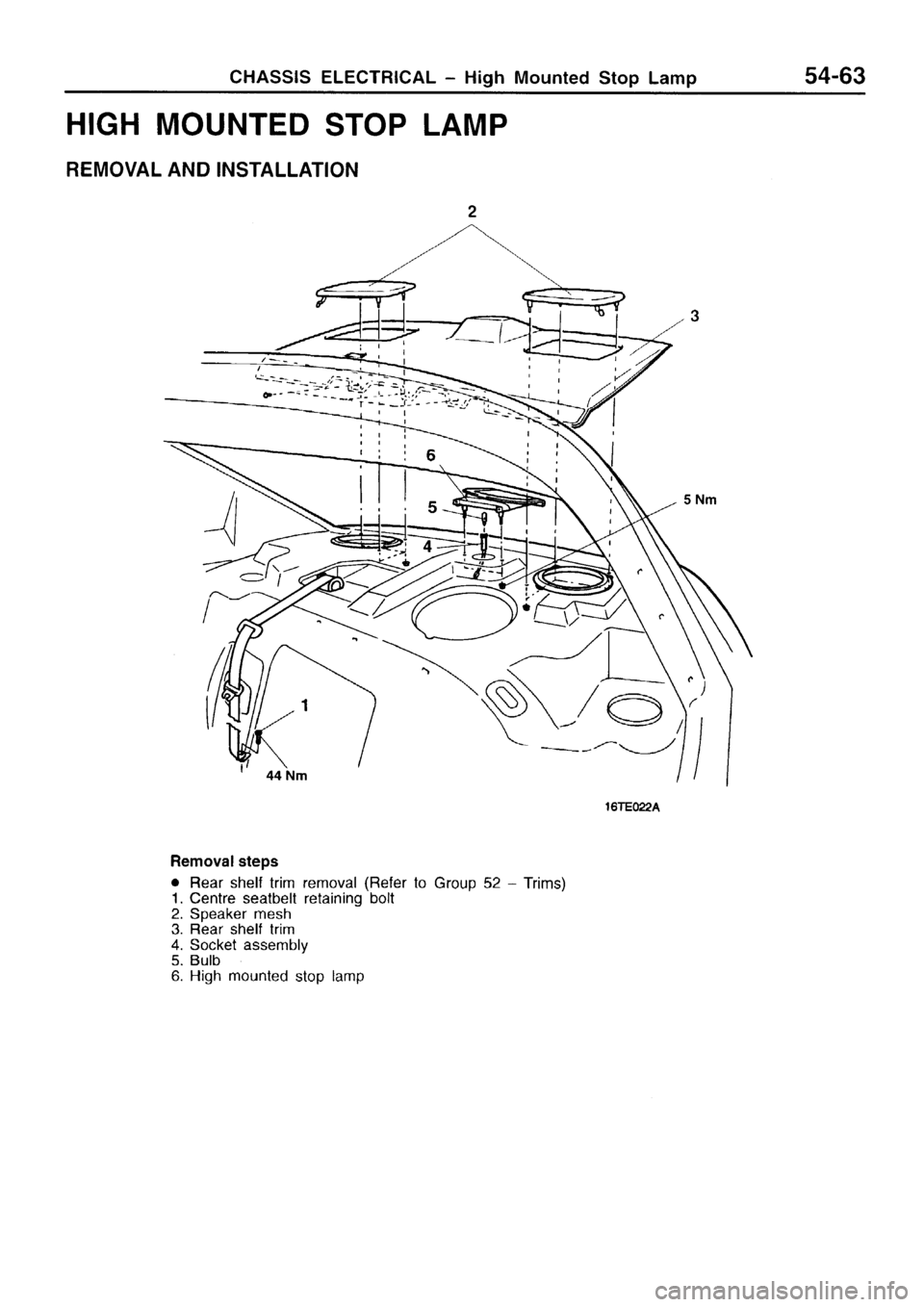 MITSUBISHI SIGMA 1997  Workshop  Service Repair Manual 