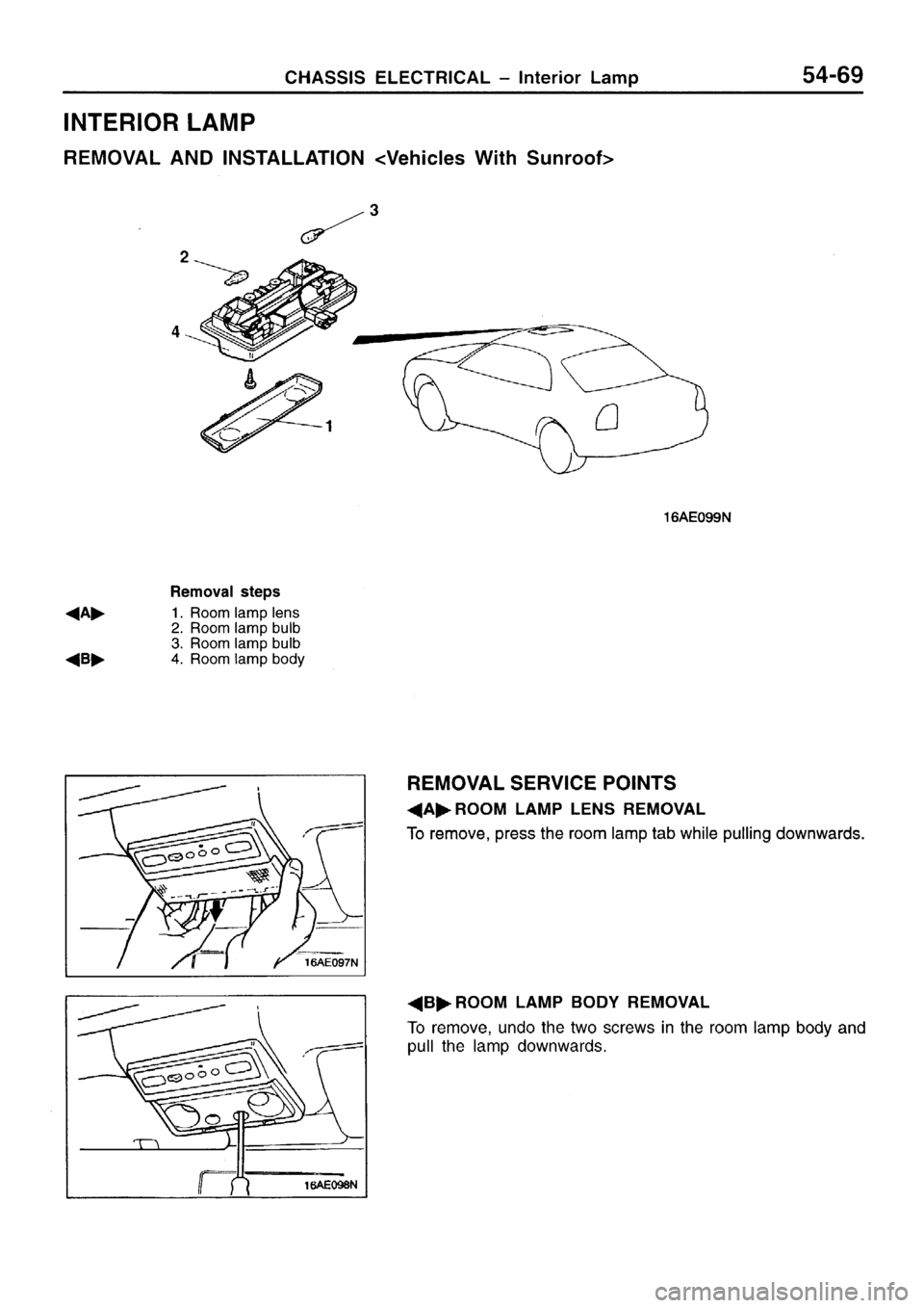 MITSUBISHI SIGMA 1997  Workshop  Service Repair Manual 