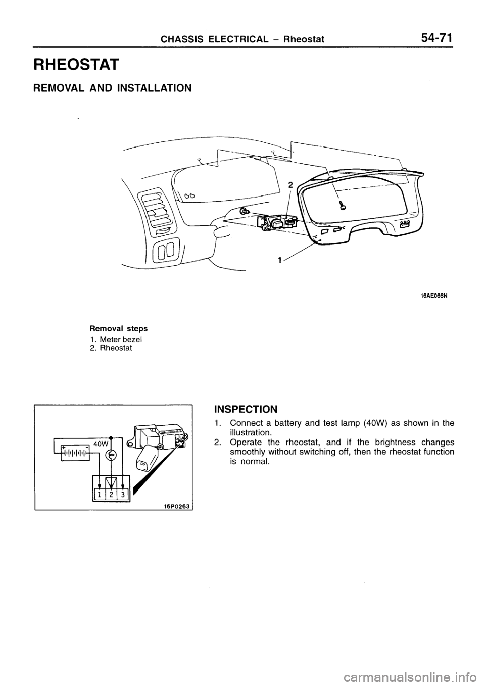 MITSUBISHI SIGMA 1997  Workshop  Service Repair Manual 