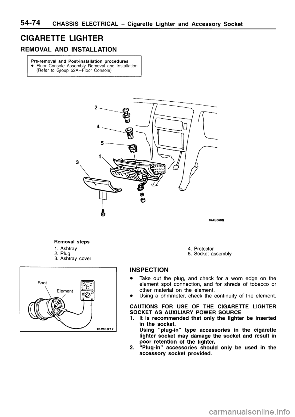 MITSUBISHI SIGMA 1997  Workshop  Service Repair Manual 