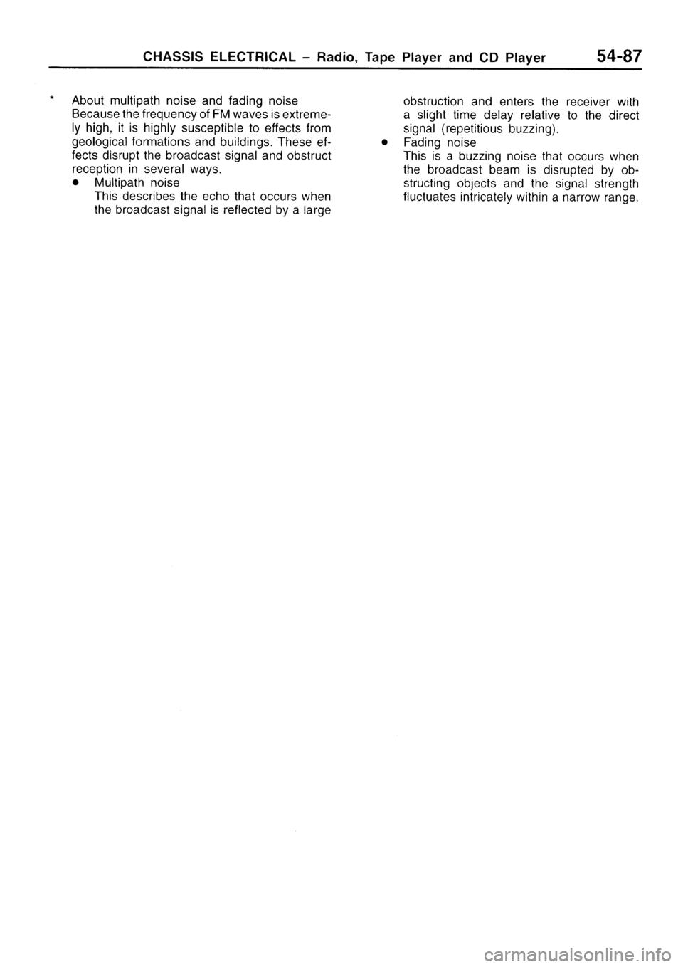 MITSUBISHI SIGMA 1997  Workshop  Service Repair Manual 