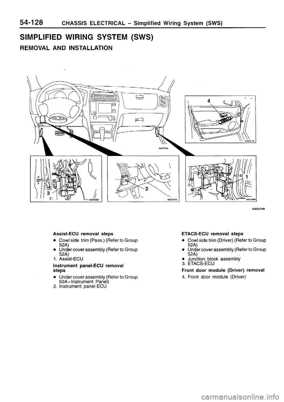MITSUBISHI SIGMA 1997  Workshop  Service Repair Manual 