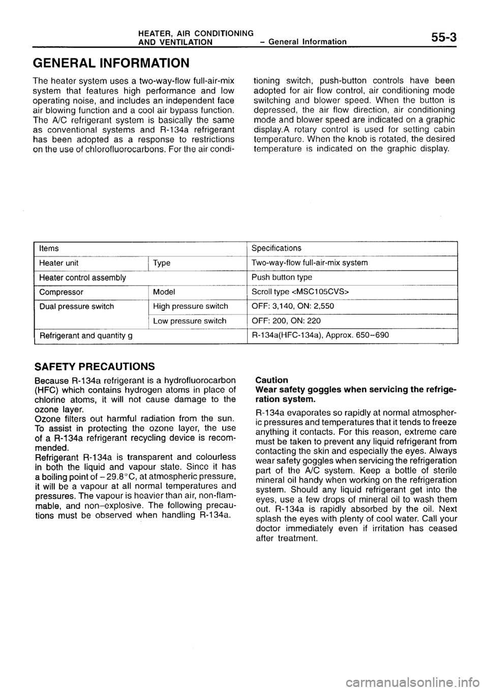 MITSUBISHI SIGMA 1997  Workshop  Service Repair Manual 
