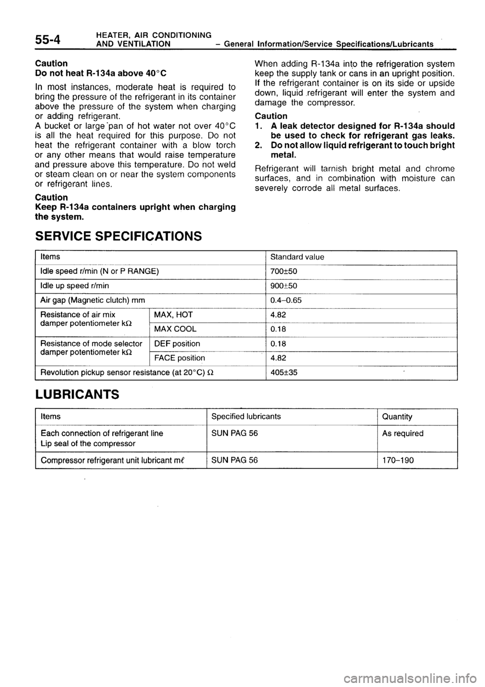 MITSUBISHI SIGMA 1997  Workshop  Service Repair Manual 