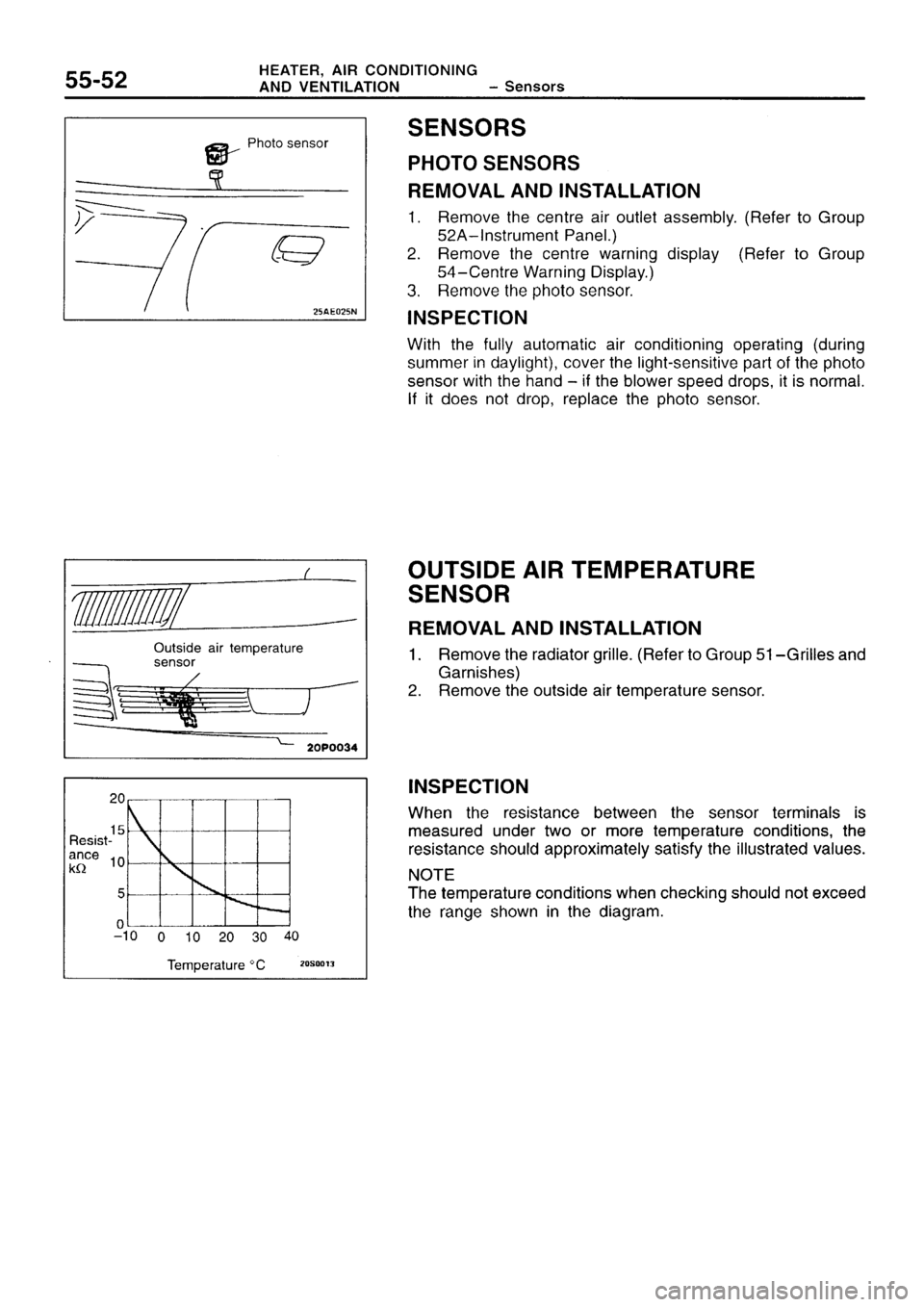 MITSUBISHI SIGMA 1997  Workshop  Service Repair Manual 
