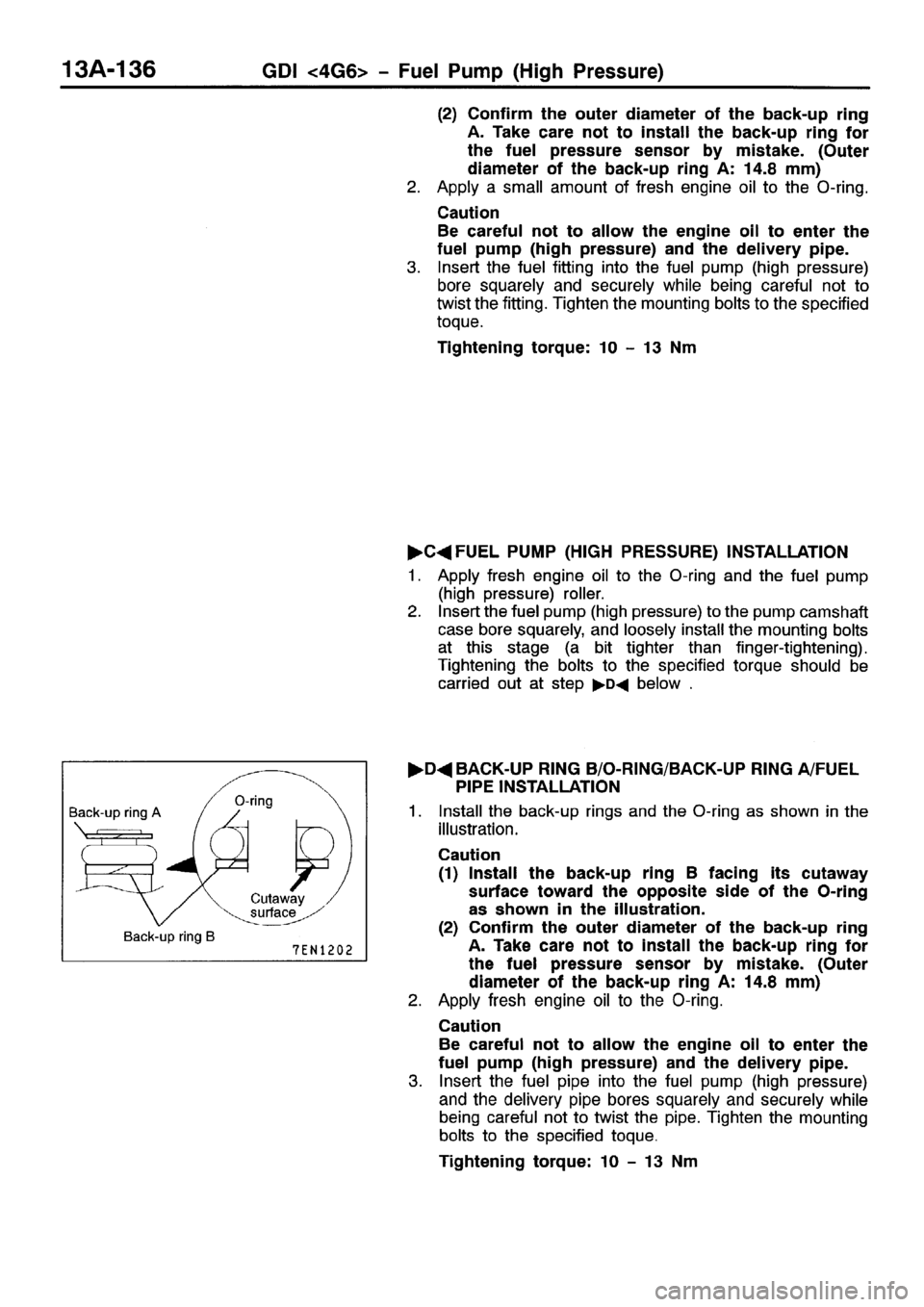 MITSUBISHI SPACE RUNNER 2001 Workshop Manual MITSUBISHI SPACE RUNNER 2001 Workshop Manual