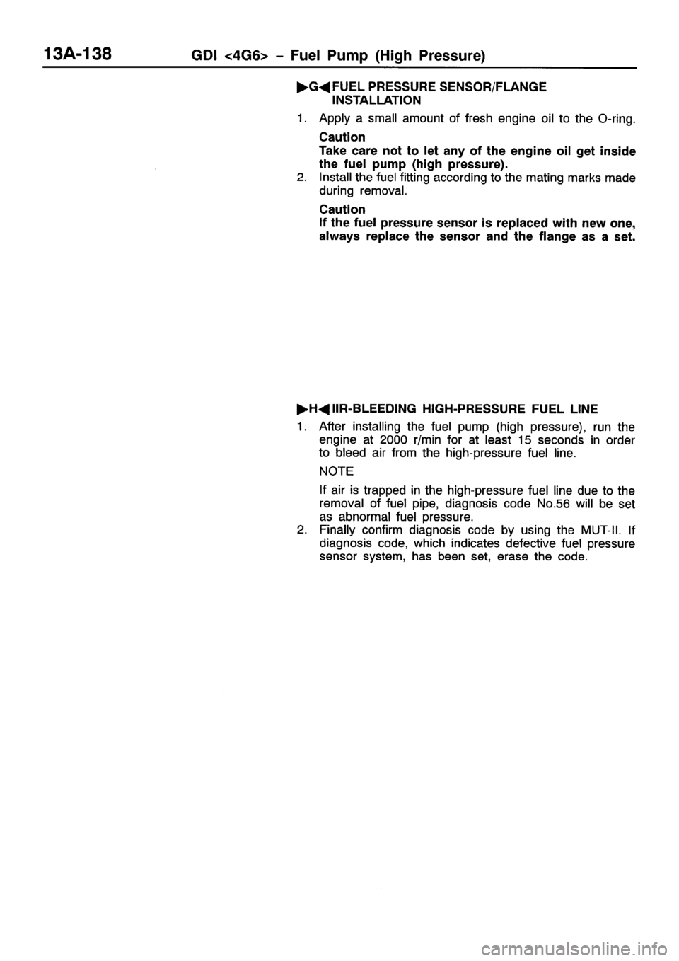 MITSUBISHI SPACE RUNNER 2001 Workshop Manual MITSUBISHI SPACE RUNNER 2001 Workshop Manual